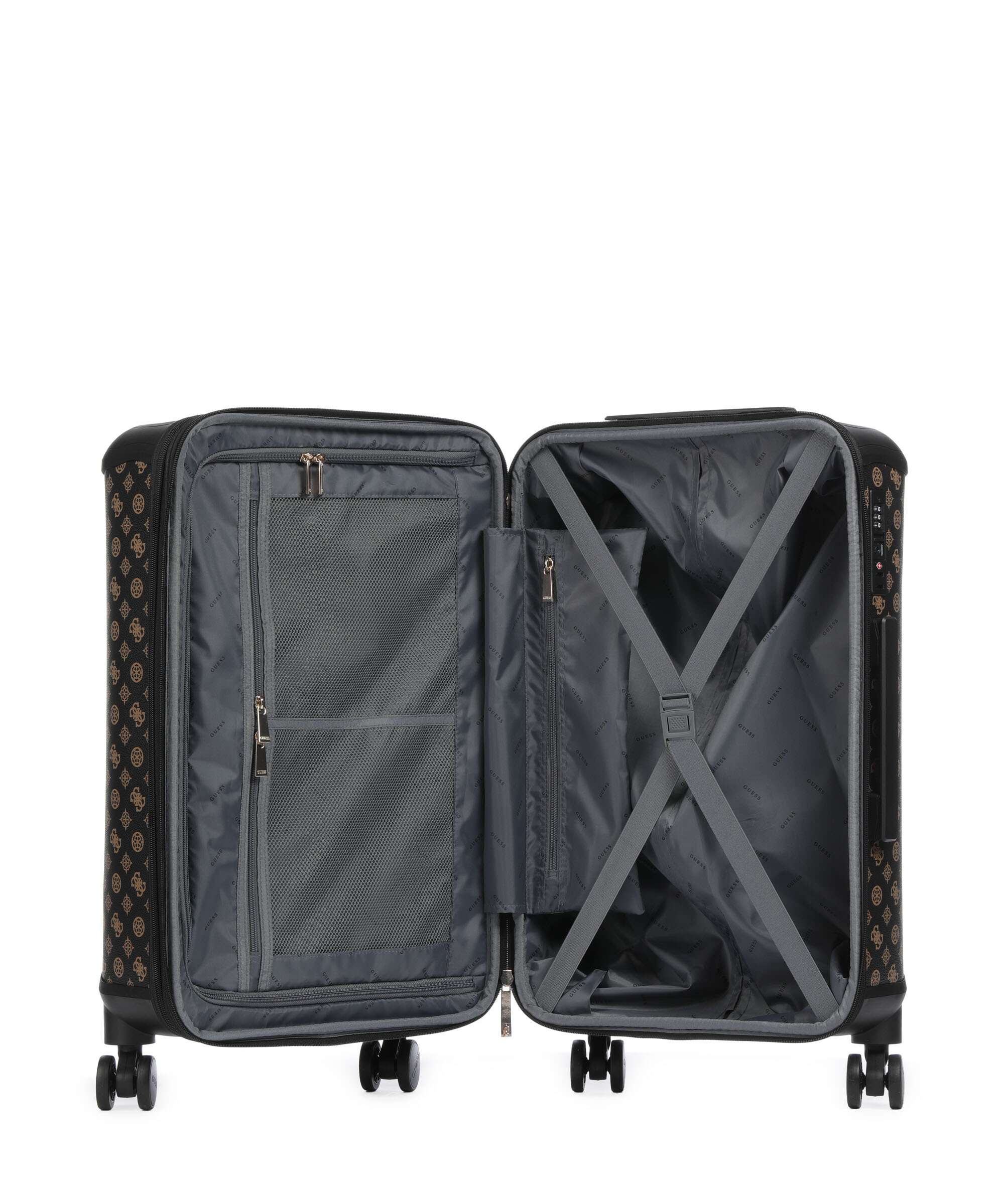 Guess Wilder Spinner (4 wheels) brown