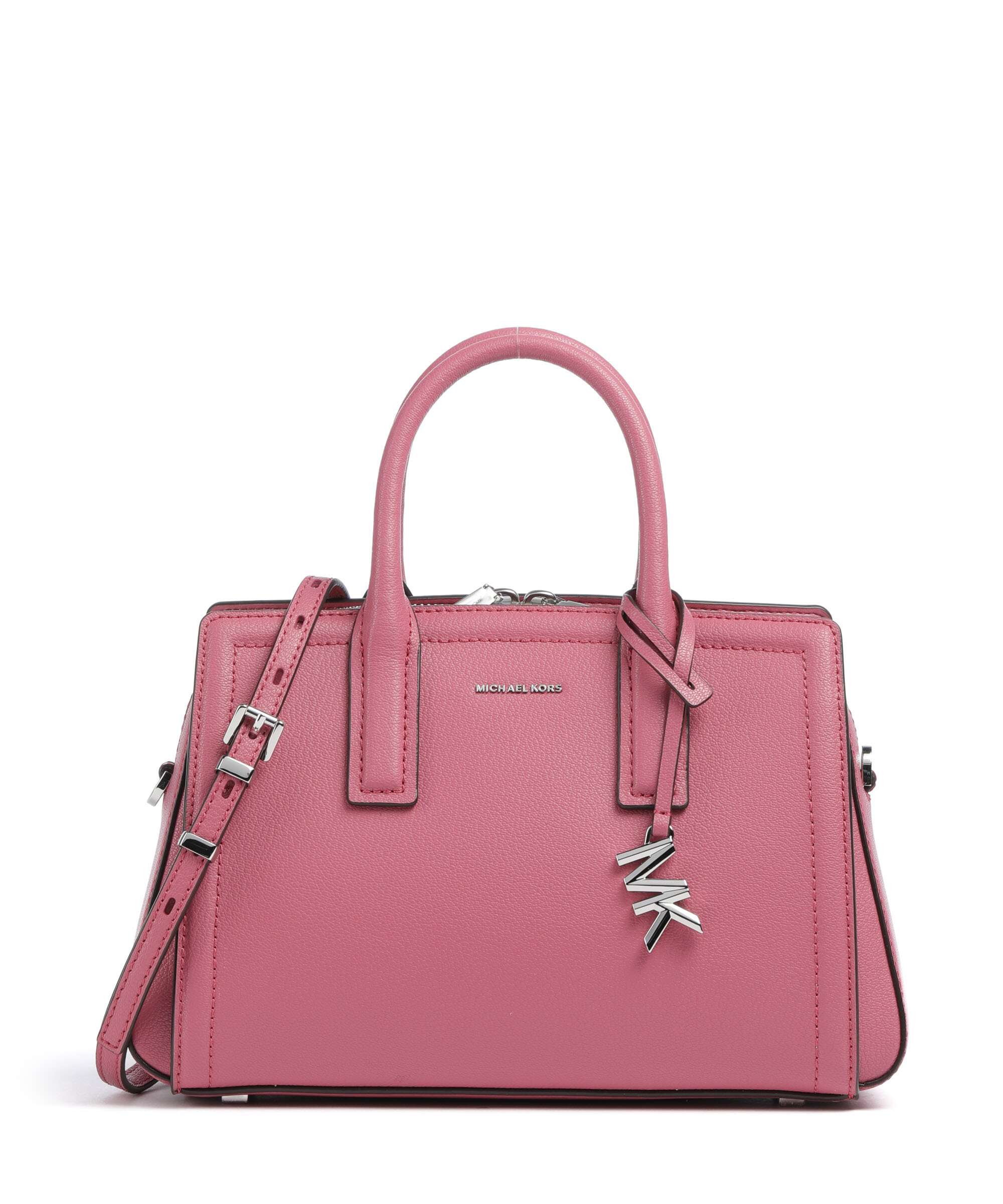 Michael Kors Laila Handtas gegreineerd rundleer rosewood - 30S5S9IS1L-661
