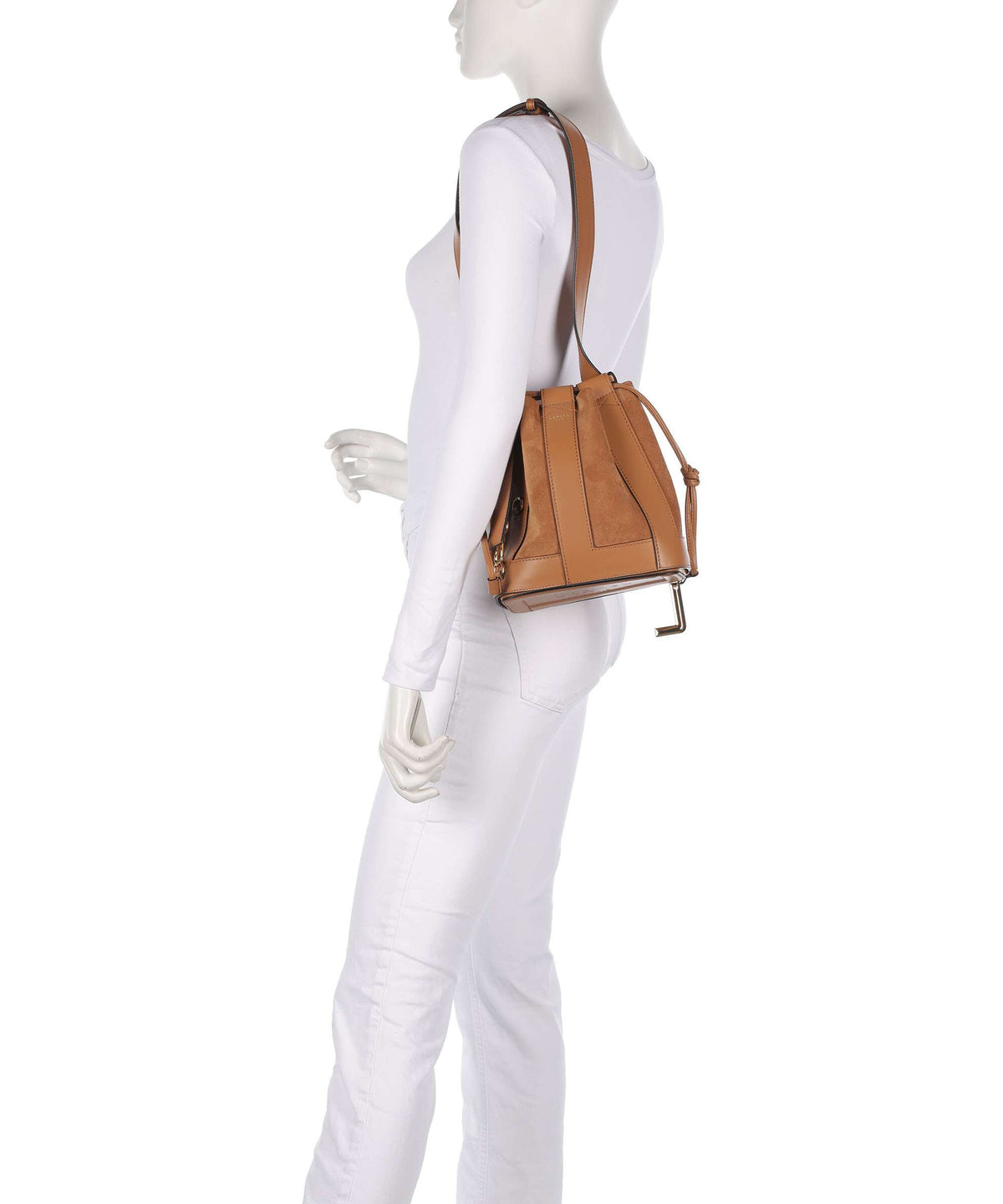Lancel Elles S Bucket bag camel