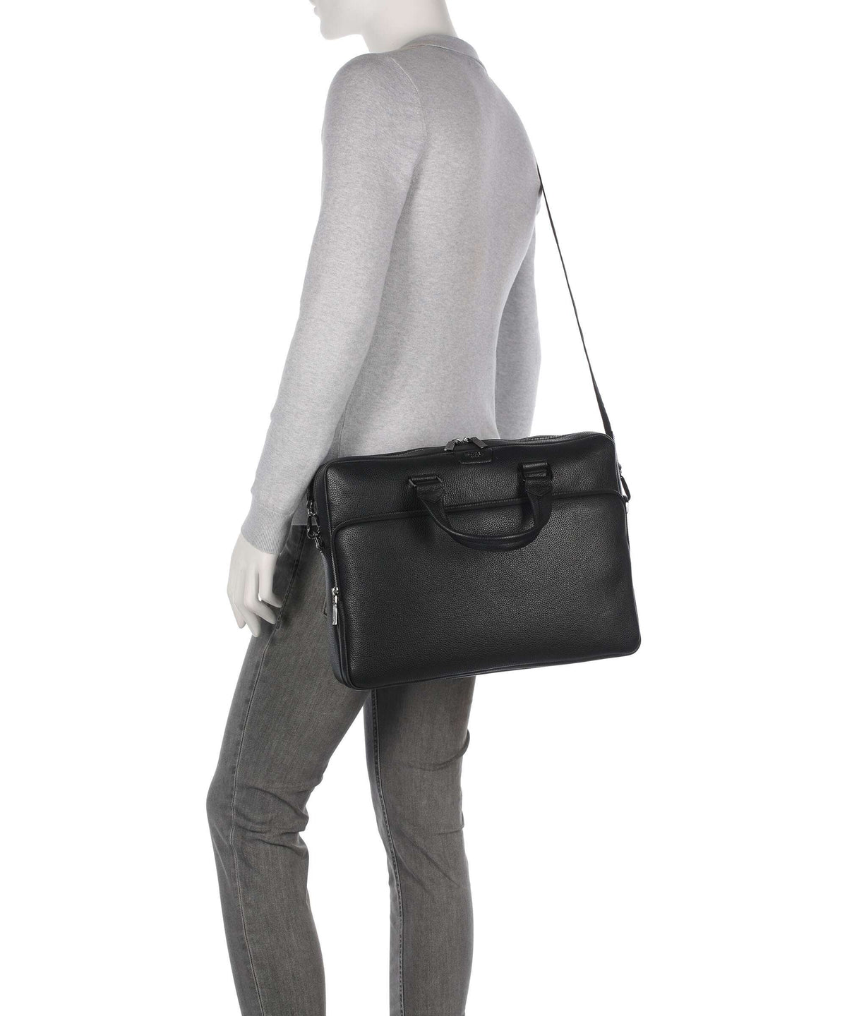 Lancel Côme Briefcase black