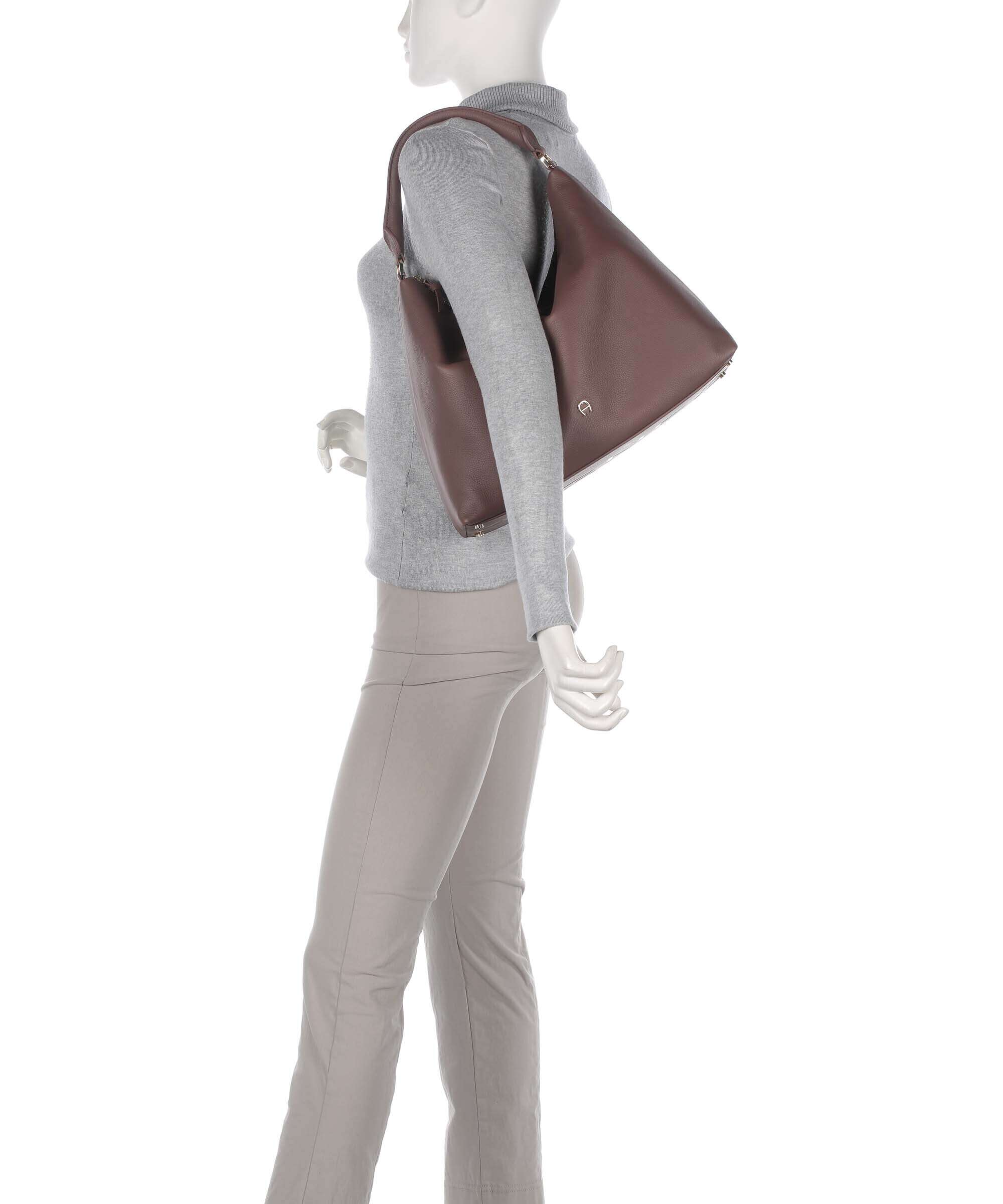 Aigner Zita M Hobo bag rosewood