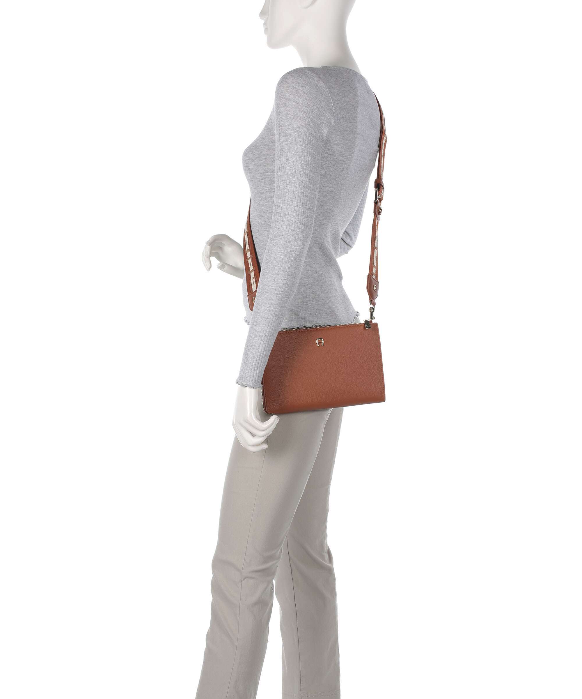 Aigner Zita Crossbody bag cognac brown