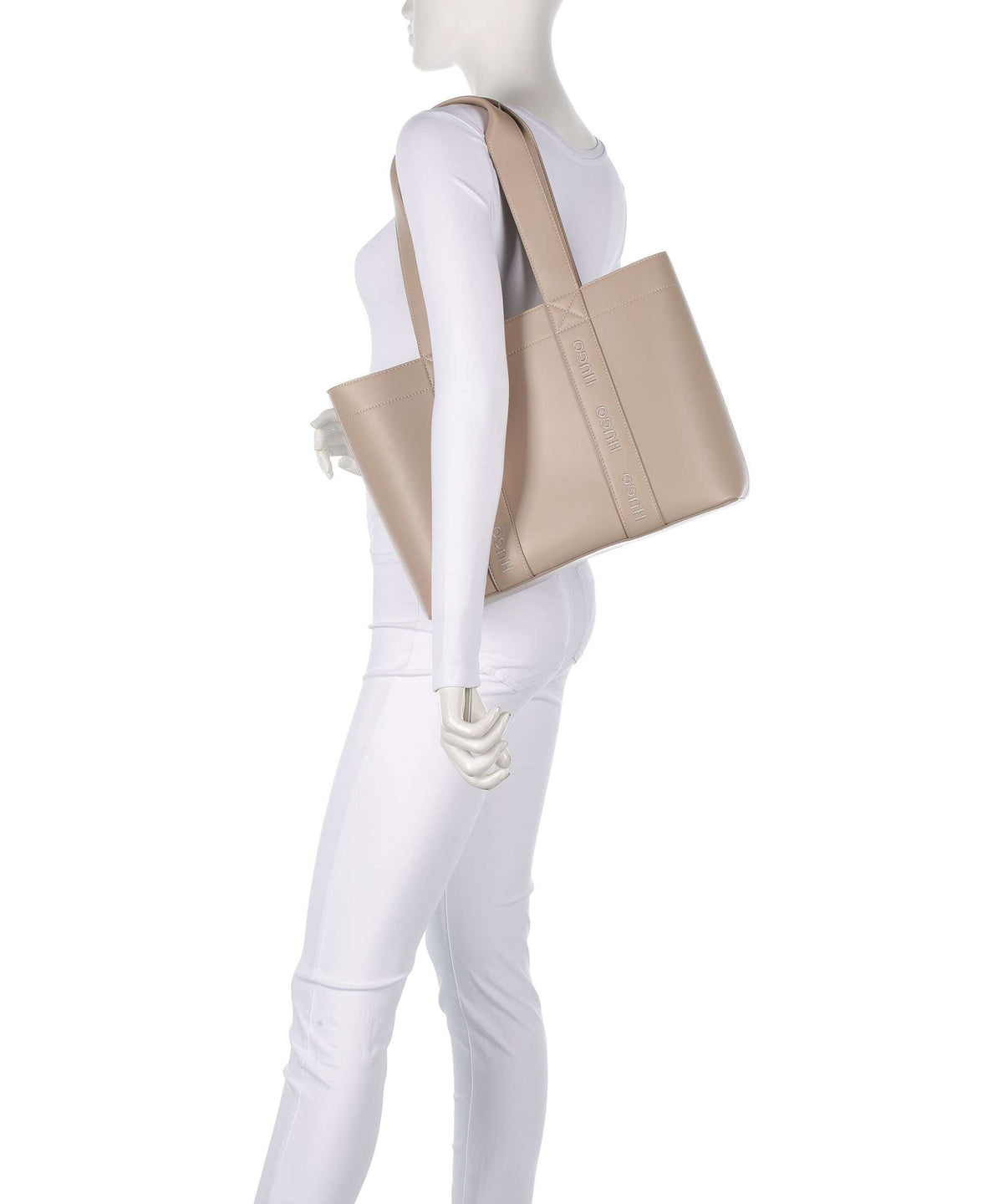 Hugo Becky Tote bag light brown