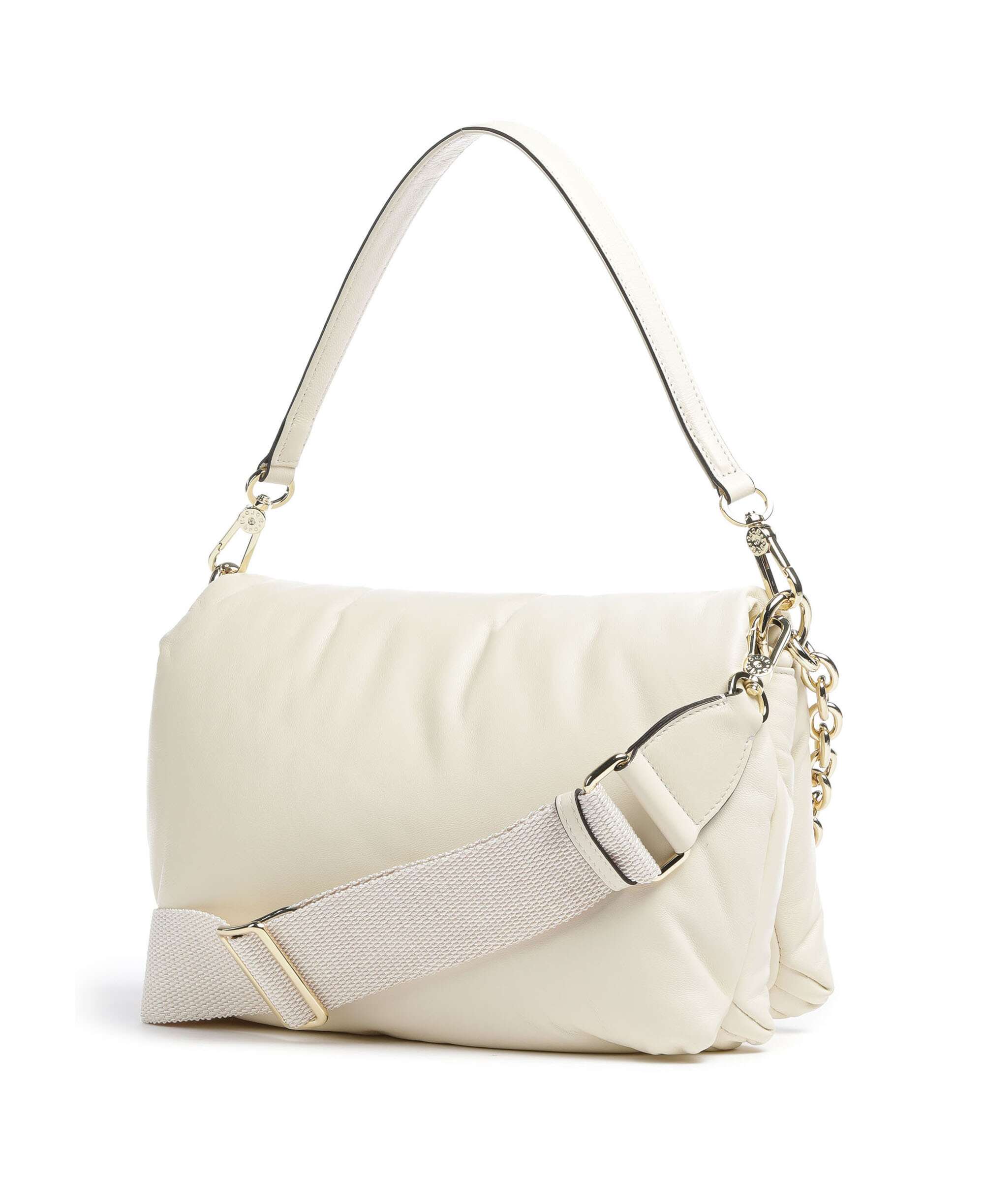 Abro Piuma_Lucido Puffer Shoulder bag milk