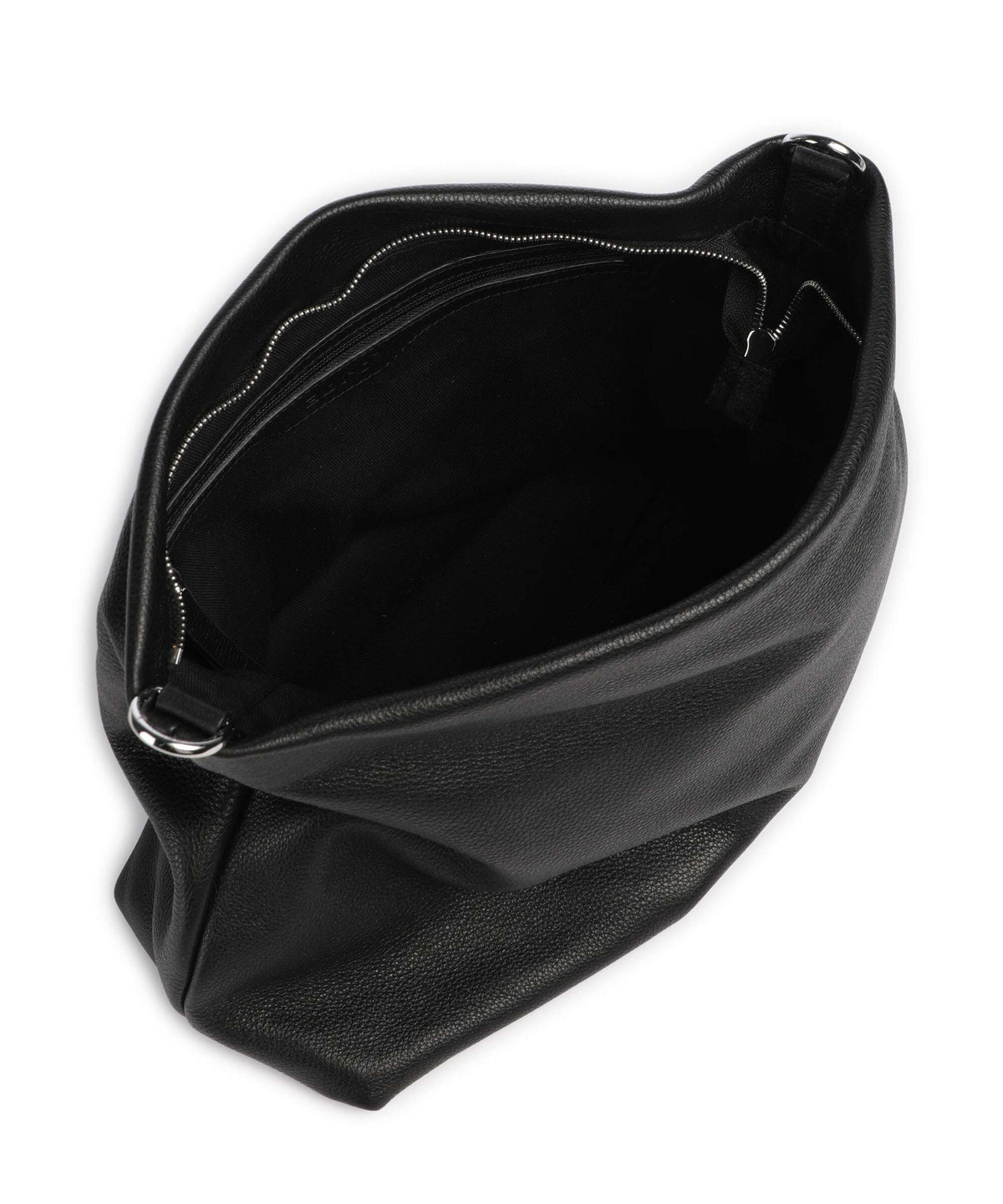 Abro Dalia Soley Hobo bag black/nickel