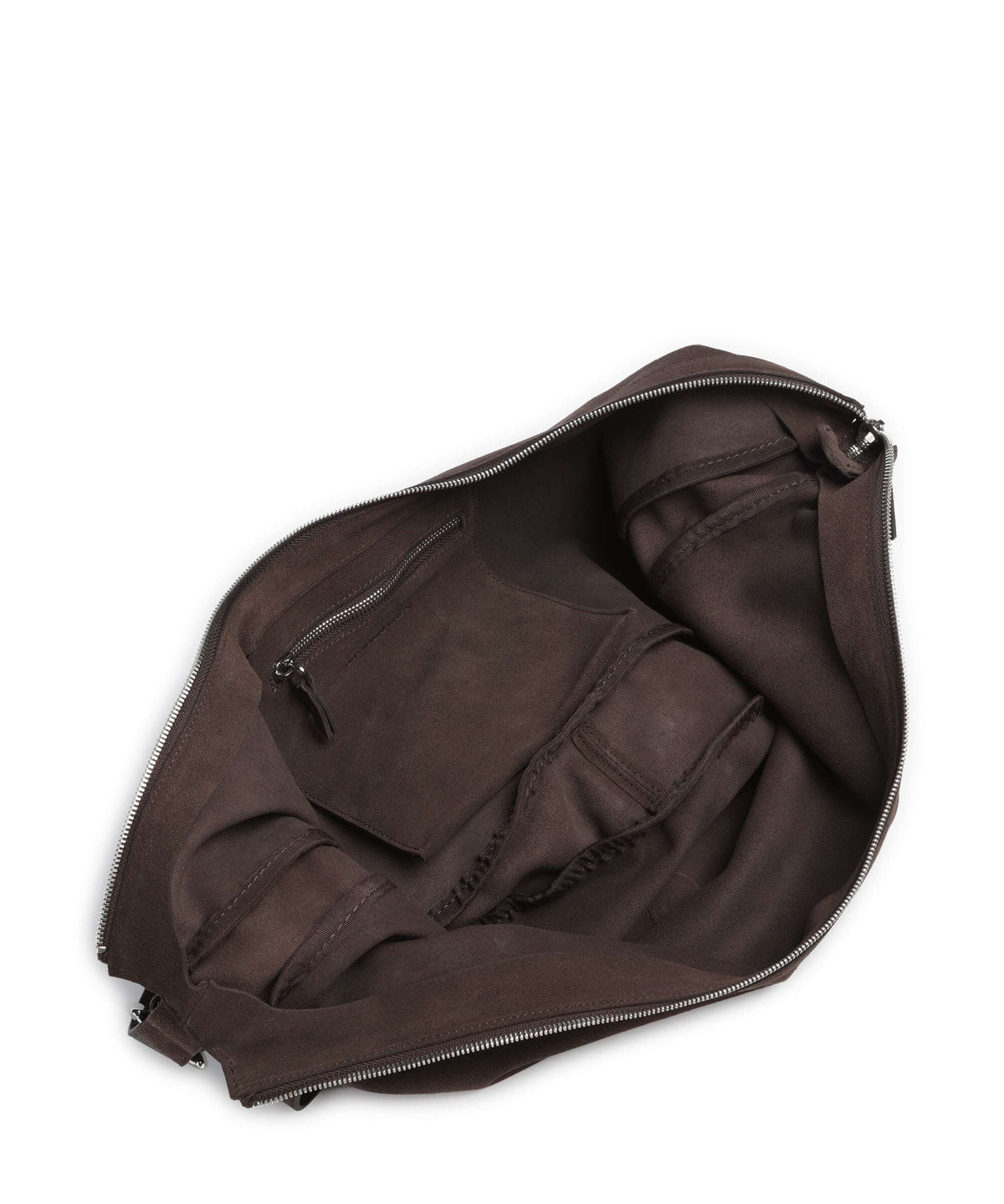 Les Visionnaires Enya Rebel Cozy Hobo bag dark brown
