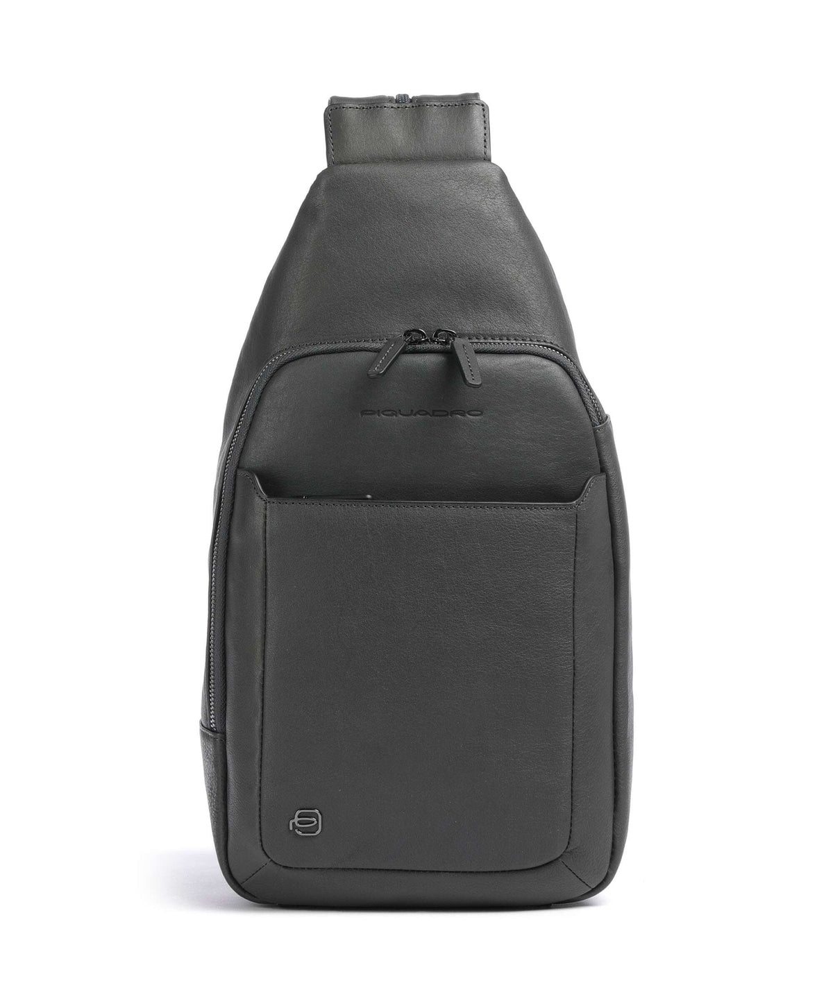 Piquadro Black Square Sling bag blue ocean