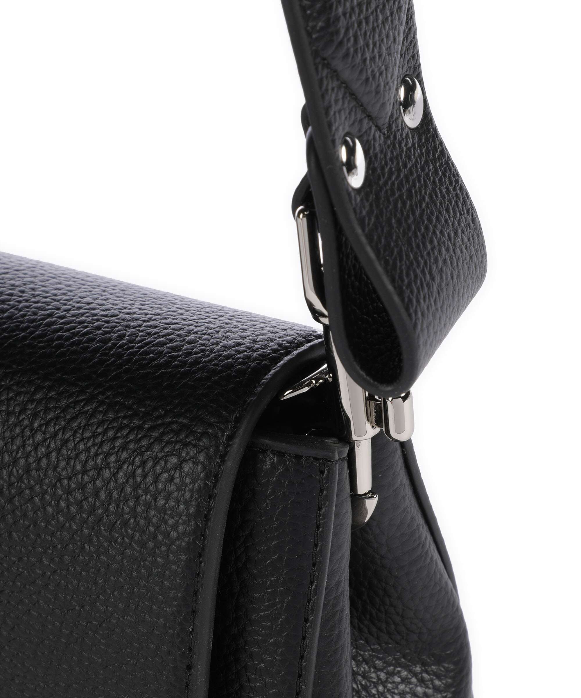 Vivienne Westwood Hazel Re-Vegan Grain Small Shoulder bag black