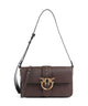 Pinko Love One Classic Slouchy Schoudertas marrone castano/antique gold
