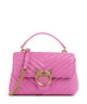 Pinko Love Lady Puff Mini Handtas rosa flogo/antique gold
