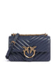 Pinko Love One Mini Schoudertas blu indaco ombroso/antique gold