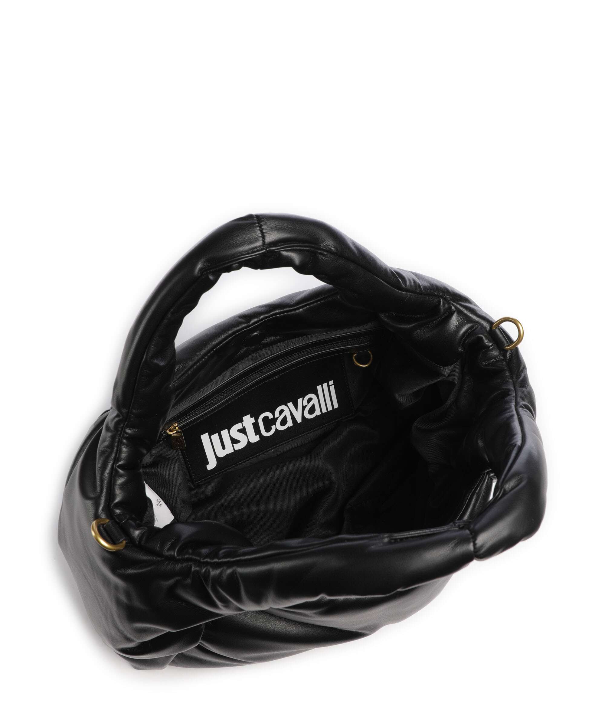 Just Cavalli Puffy Foulard Handbag black