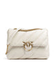 Pinko Love Puff Big Schoudertas bianco seta/antique gold