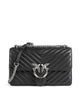 Pinko Love One Classic Sac porté épaule nero/old silver