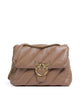 Pinko Love Puff Big Schoudertas biscotto zenzero/antique gold