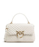 Pinko Love Lady Puff Classic Handtas bianco seta/antique gold