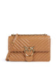 Pinko Love One Classic Sac porté épaule torrone/antique gold