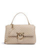 Pinko Love Lady Puff Big Handtas beige/grigio fumo/antique gold