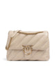 Pinko Love Puff Big Schoudertas beige/grigio fumo/antique gold