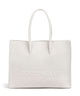 Coccinelle Myrtha Maxi Logo Cabas blanco