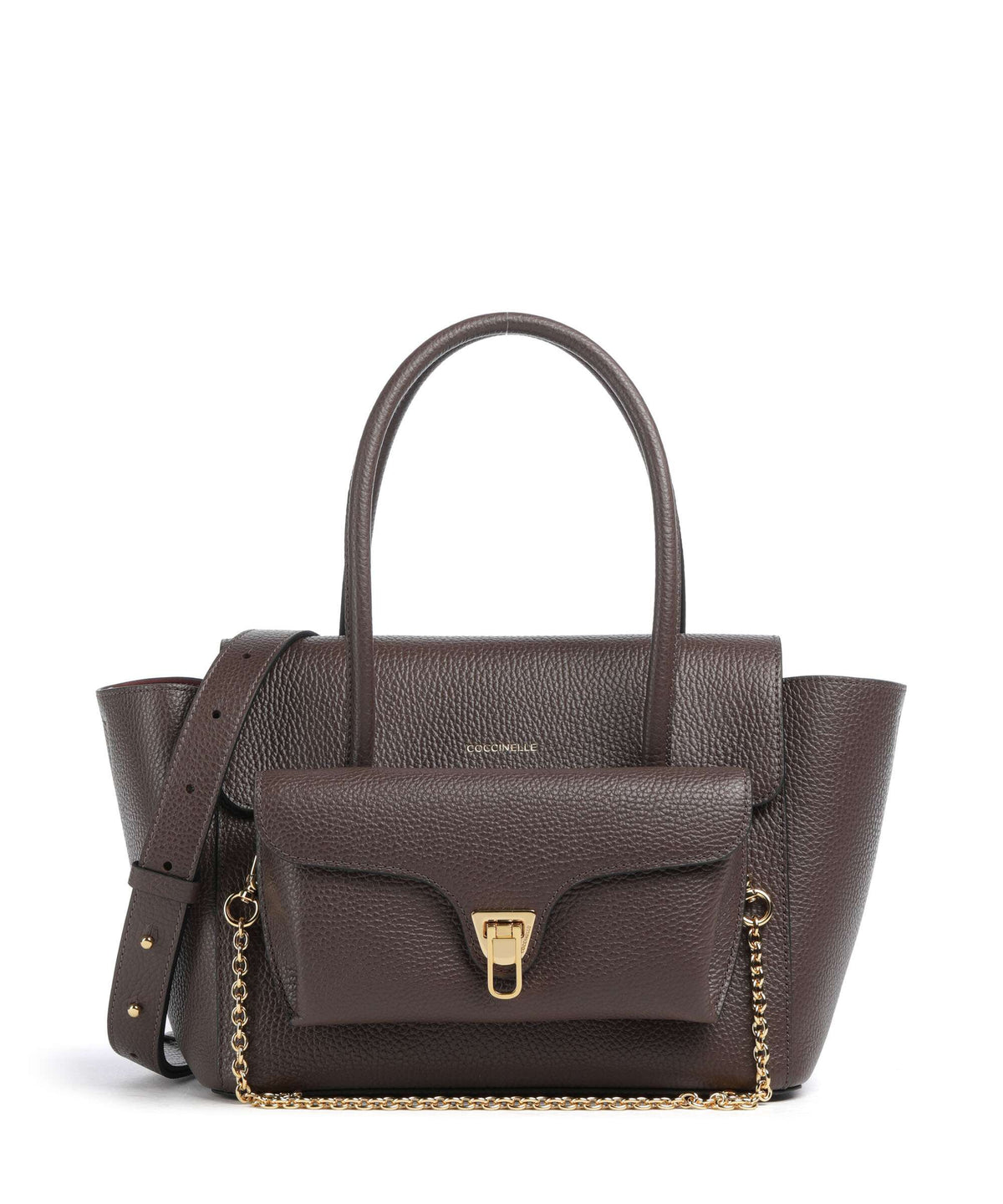Coccinelle Beat Double Handbag brunette