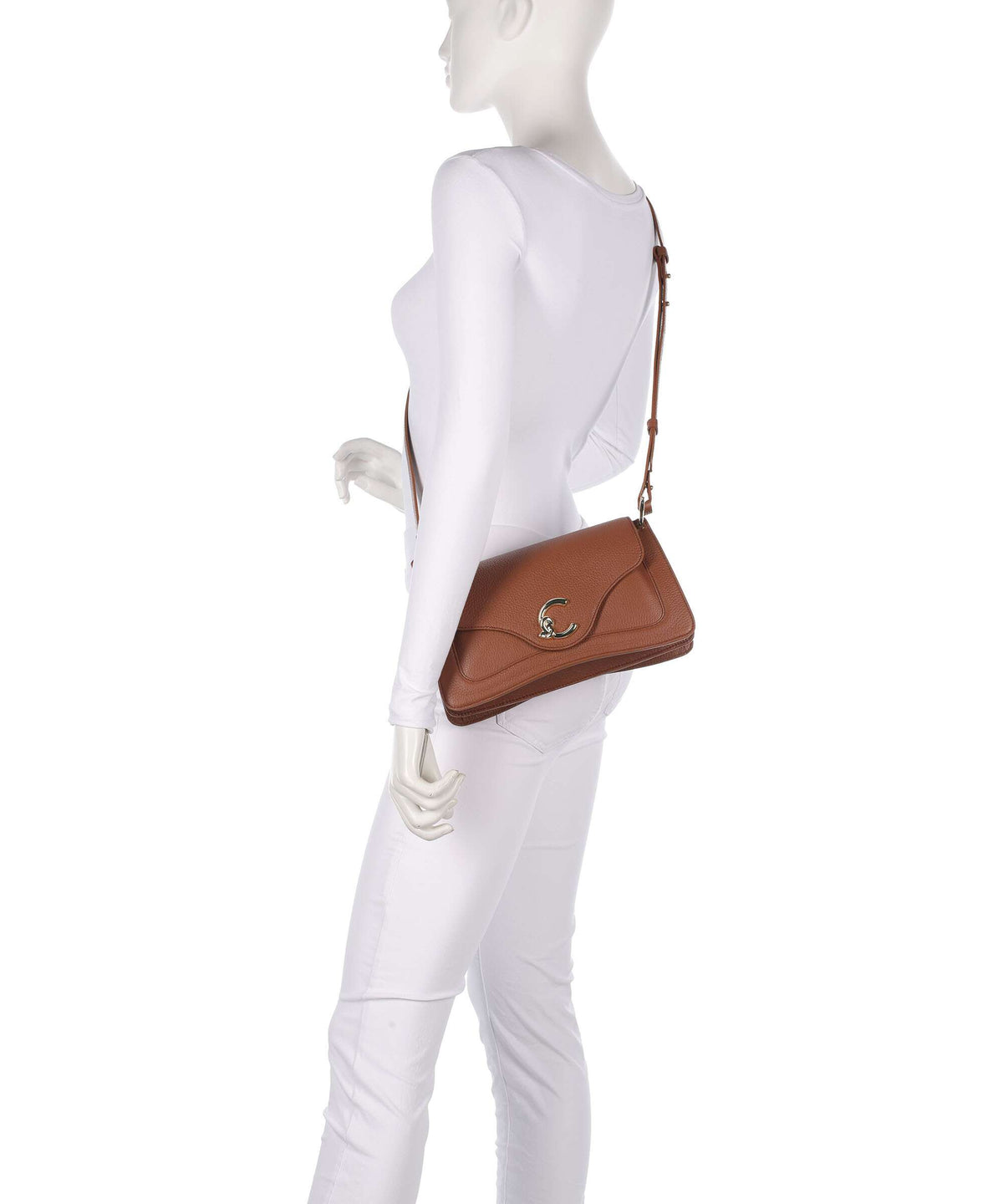 Coccinelle C-Me Shoulder bag cognac