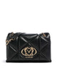 Love Moschino Embossed Q Sac porté épaule black