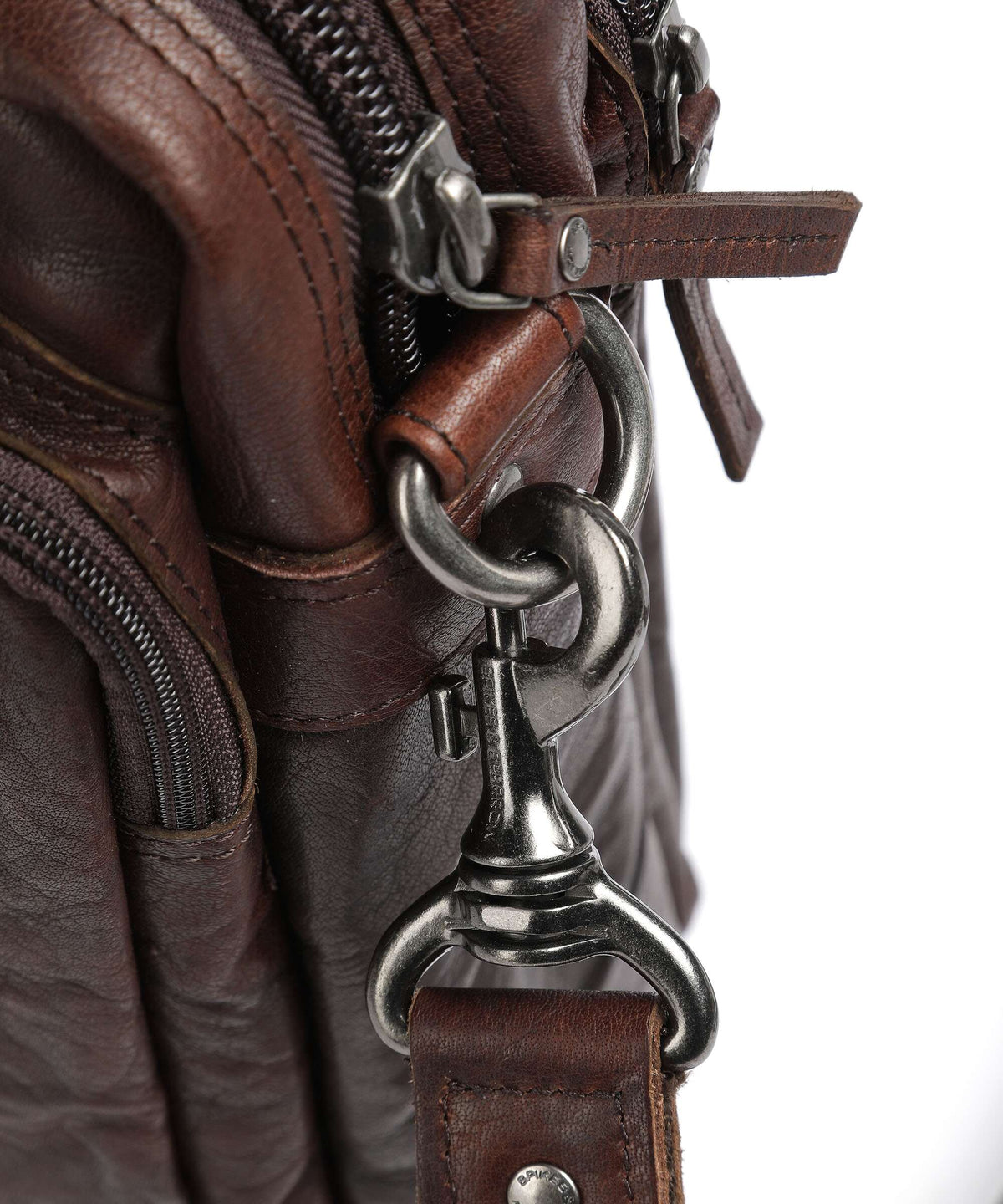 Spikes & Sparrow Bronco Briefcase dark brown