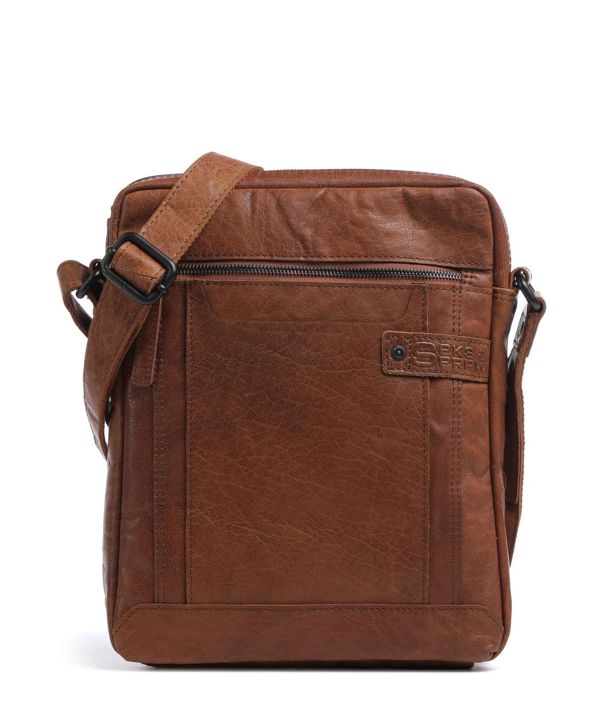 Spikes & Sparrow Bronco Jayed Crossbody bag brandy