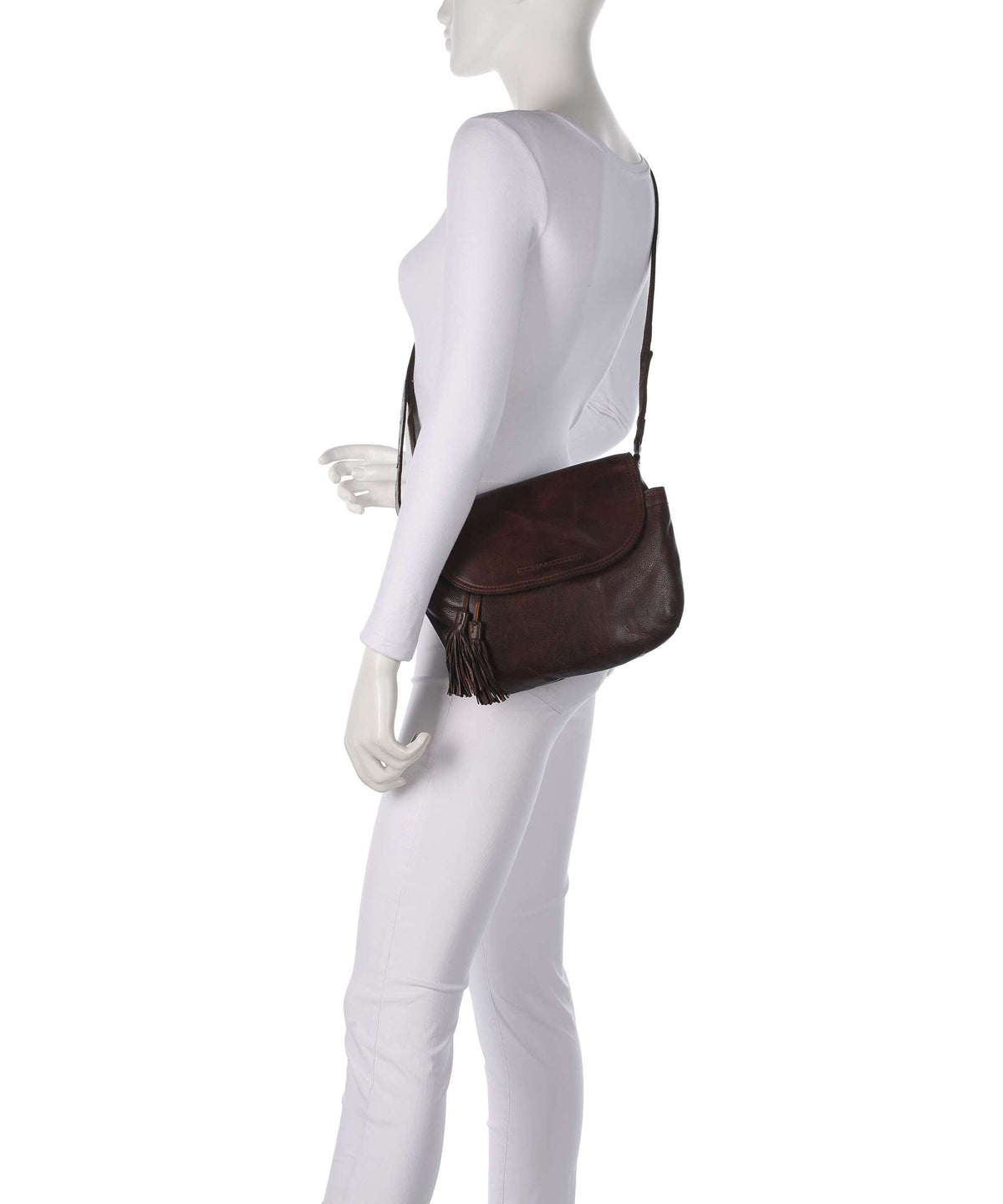 Spikes & Sparrow Apache Féline Crossbody bag dark brown
