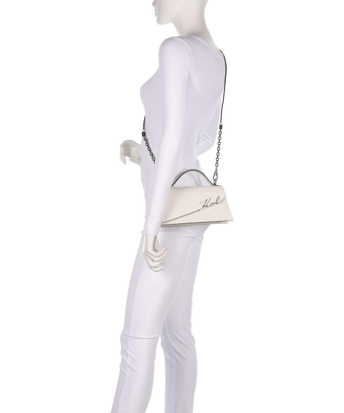 Karl Lagerfeld K/Signature Crossbody bag offwhite