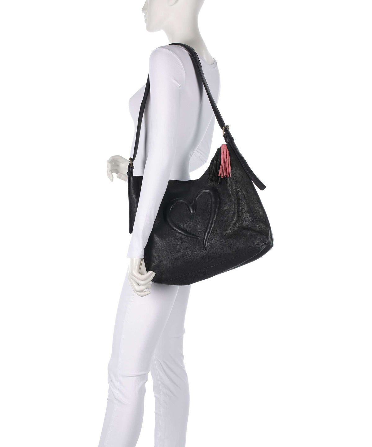 Taschendieb Wien Herzweg 2 Hobo bag black bean