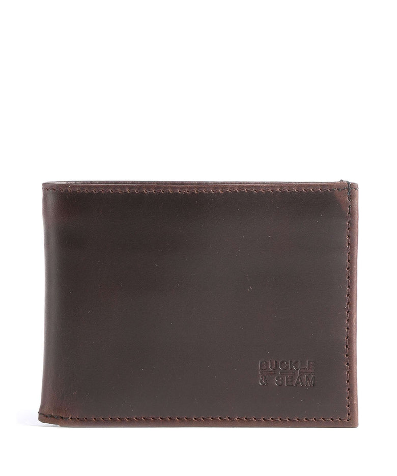 Buckle & Seam Bill Wallet brown