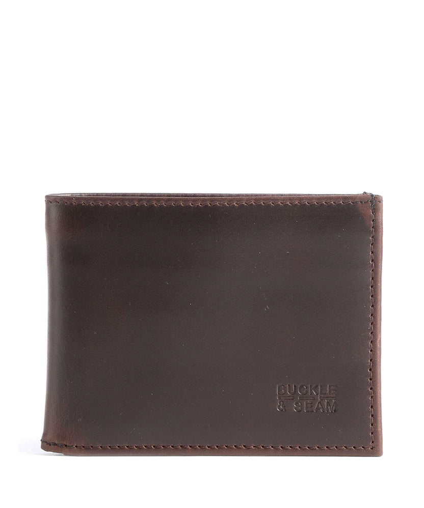 Buckle & Seam Bill Wallet brown