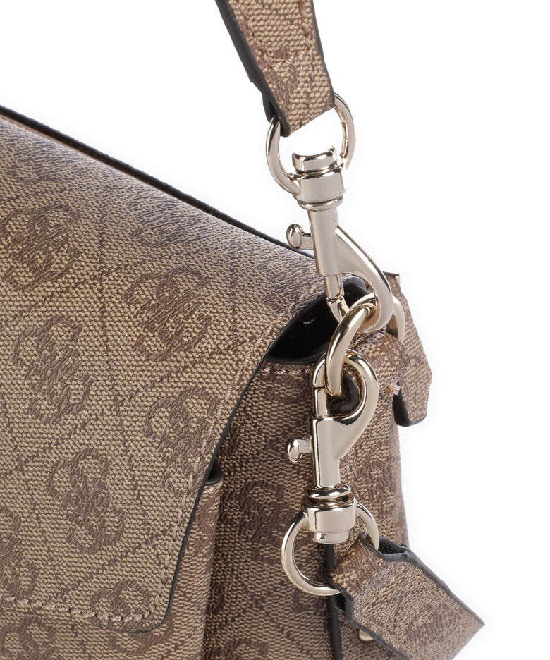 Guess Brenton Eco Shoulder bag latte logo