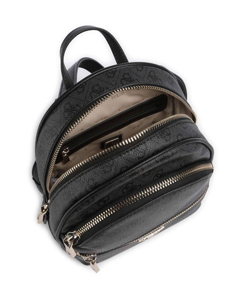 Guess Manhattan Backpack coal logo