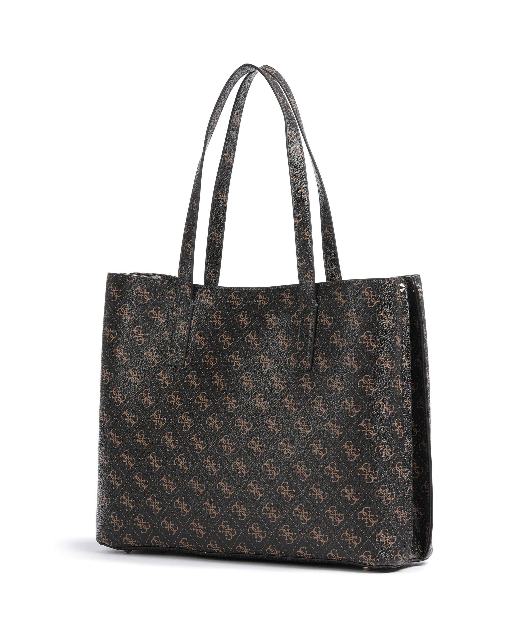 Guess Meridian Tote bag brown logo
