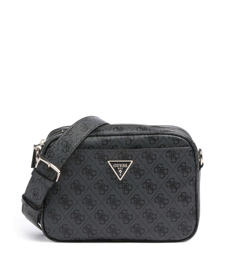 Guess Meridian Crossbody bag coal logo