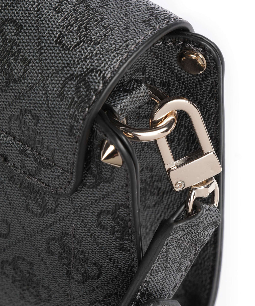 Guess Meridian Crossbody bag coal logo