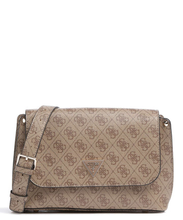 Guess Meridian Crossbody tas latte logo