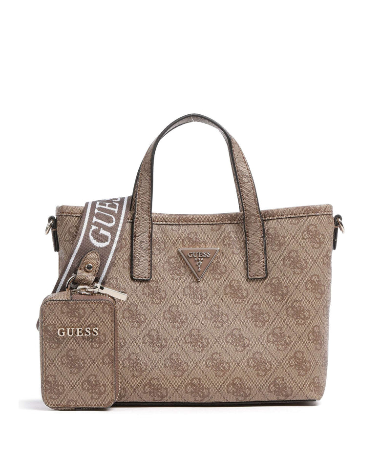 Guess Latona Handbag latte logo