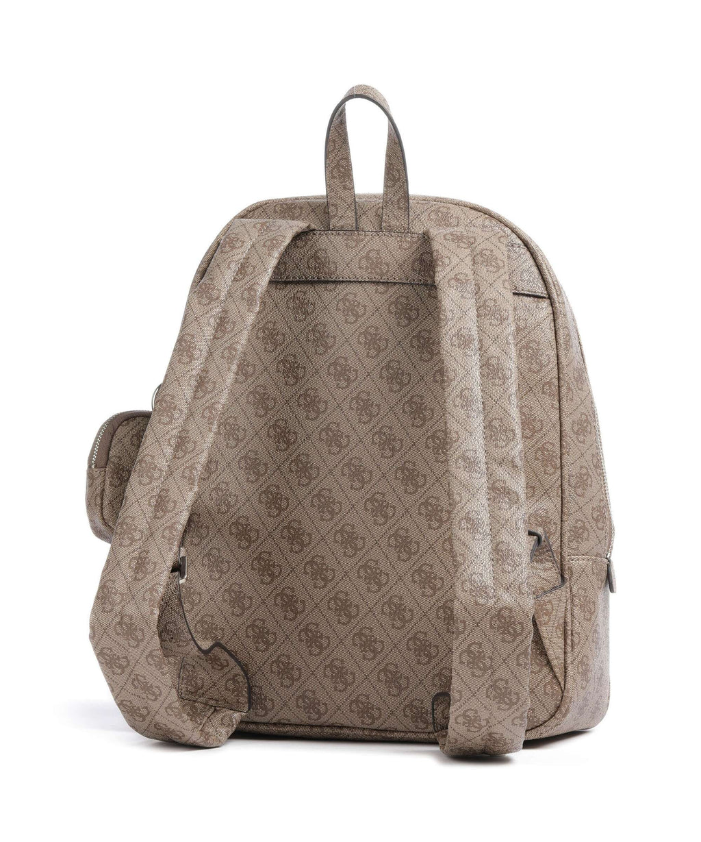 Guess Power Play Backpack latte logo