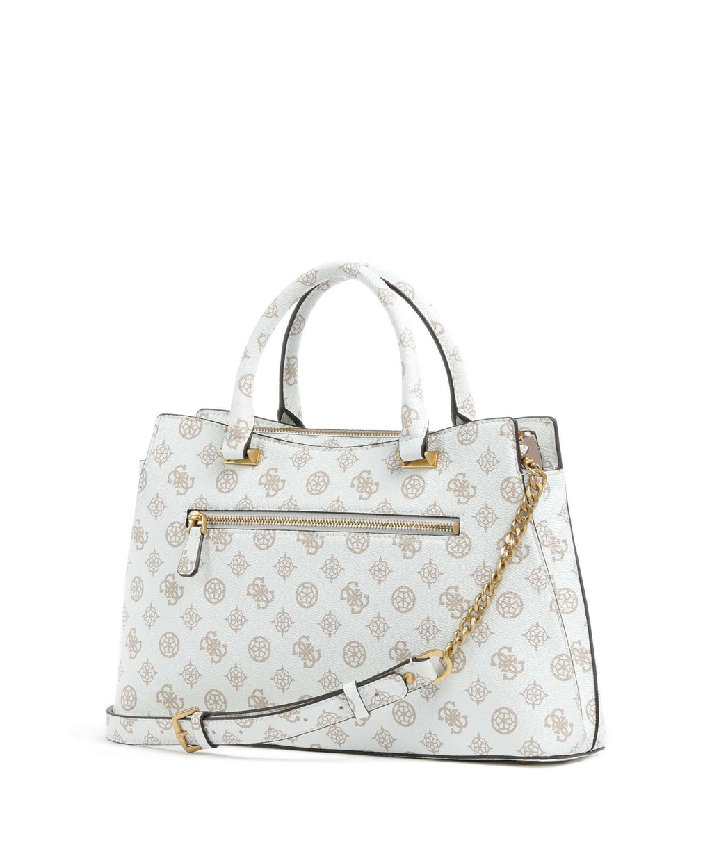 Guess Kuba Handbag white logo