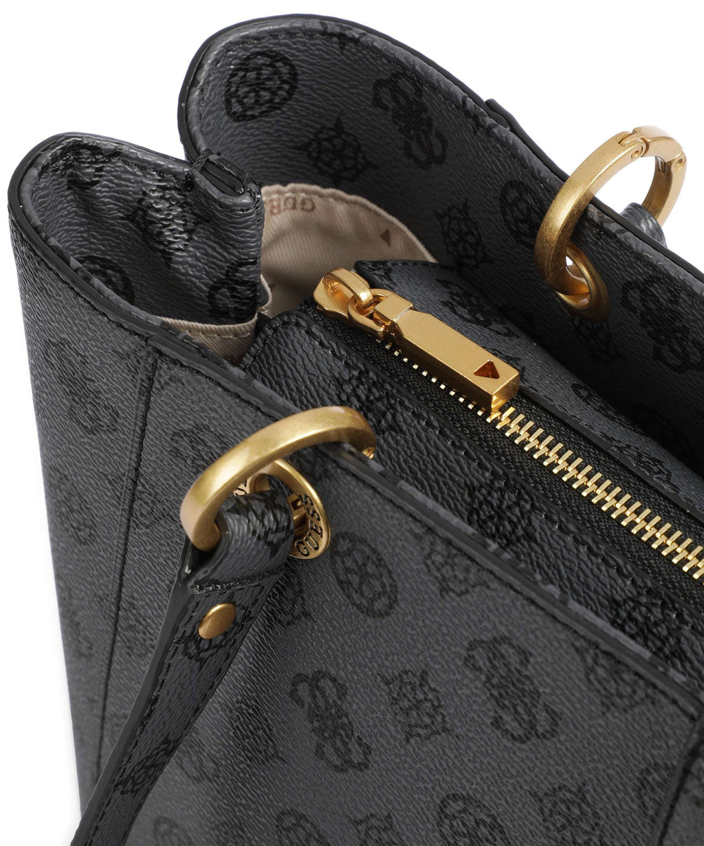 Guess Kuba Tote bag charcoal logo