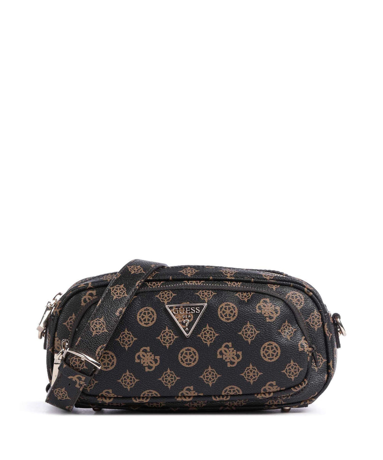 Guess Power Play Crossbody bag mocha logo
