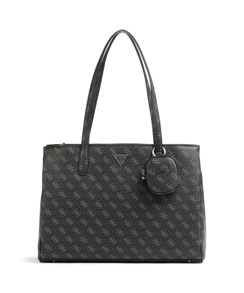 Guess Power Play Tote bag dark black logo
