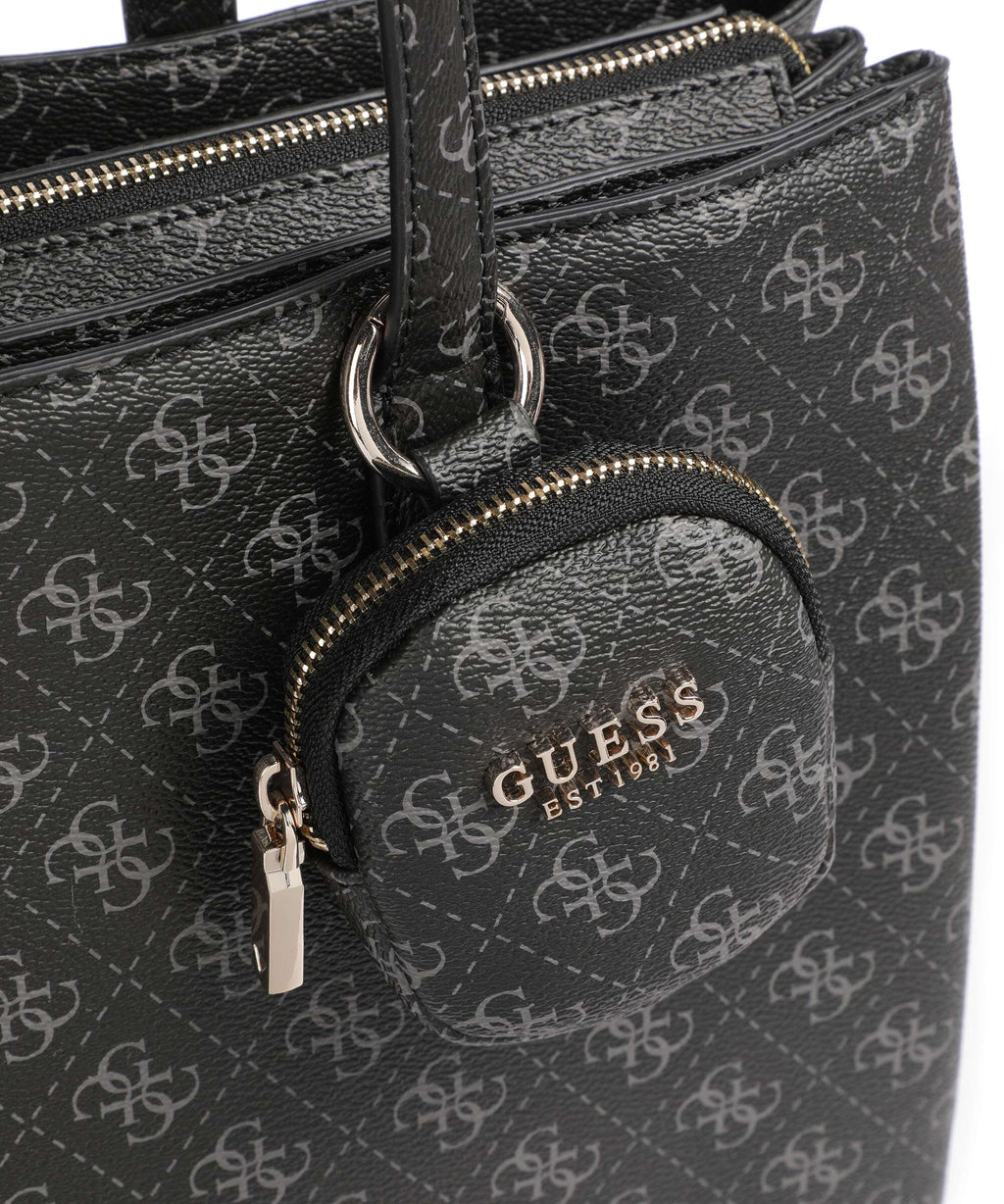 Guess Power Play Tote bag dark black logo