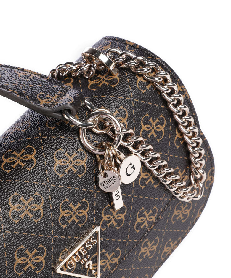 Guess Erica Eco Shoulder bag brown logo