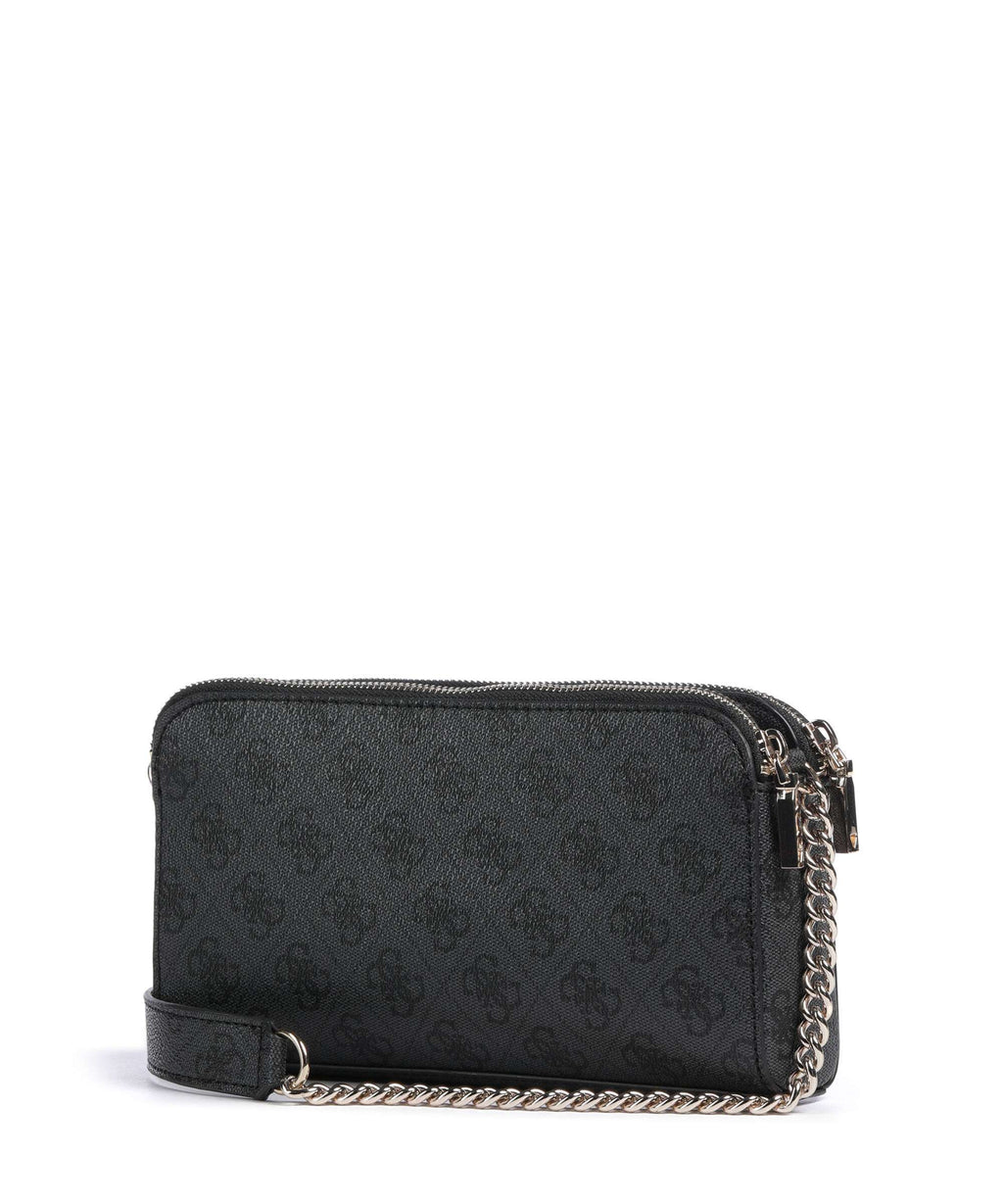 Guess Erica Eco Crossbody bag coal logo