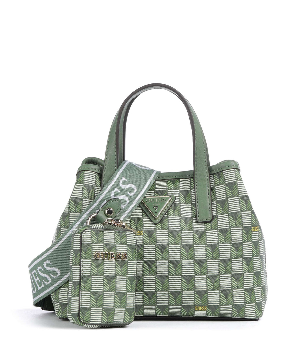 Guess G Wave Mini Handbag green logo